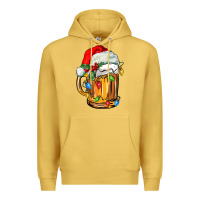 Antique Gold christmas beer Premium Hoodie - FaDigitalArtStudio