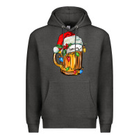 Charcoal Heather christmas beer Premium Hoodie - FaDigitalArtStudio