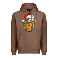 Chestnut christmas beer Premium Hoodie - FaDigitalArtStudio