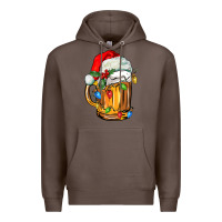 Coffee christmas beer Premium Hoodie - FaDigitalArtStudio