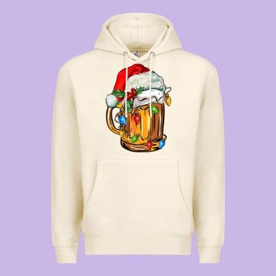 Christmas Beer Premium Hoodie Designed By Fadigitalartstudio