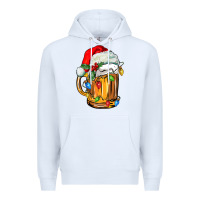 White christmas beer Premium Hoodie - FaDigitalArtStudio