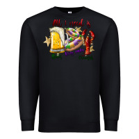 Black all i need is beer king cake crawfish Premium Sweatshirt - SublimationCraftShop