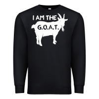 Black i am the g.o.a.t. greatest of all time athletics g Premium Sweatshirt - tuanDangUi