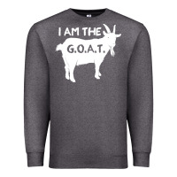 Charcoal Heather i am the g.o.a.t. greatest of all time athletics g Premium Sweatshirt - tuanDangUi