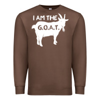 Chestnut i am the g.o.a.t. greatest of all time athletics g Premium Sweatshirt - tuanDangUi