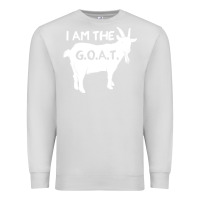 Dove Grey i am the g.o.a.t. greatest of all time athletics g Premium Sweatshirt - tuanDangUi