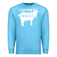 Ocean Blue i am the g.o.a.t. greatest of all time athletics g Premium Sweatshirt - tuanDangUi