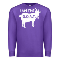 Purple i am the g.o.a.t. greatest of all time athletics g Premium Sweatshirt - tuanDangUi