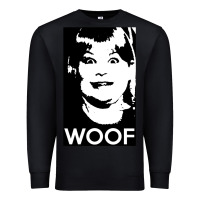 Black buzz your girlfriend   woof! Premium Sweatshirt - tuanDangUi