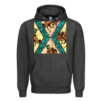 Charcoal Heather native american aztec seamless pattern 6 Zipper Hoodie - BundleAndBundleShop