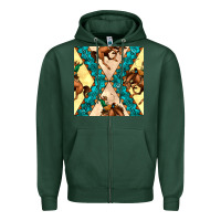 Sports Green native american aztec seamless pattern 6 Zipper Hoodie - BundleAndBundleShop