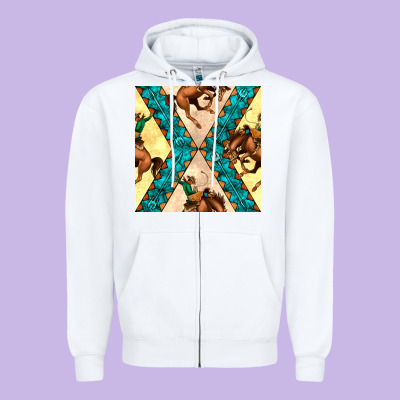 Native American Aztec Seamless Pattern 6 Zipper Hoodie Designed By Bundleandbundleshop