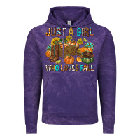 Cloud Purple Just a Girl Who Loves Fall Vintage Hoodie - texasbilliewilder