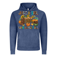 Vintage Denim Just a Girl Who Loves Fall Vintage Hoodie - texasbilliewilder