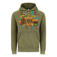 Vintage Olive Just a Girl Who Loves Fall Vintage Hoodie - texasbilliewilder