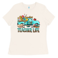 Teacher Life With Truck Ladies Tee | Teevron