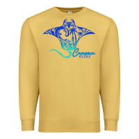 Antique Gold Cancun Sea Stingray Mexico Matching Family Vacatio Premium Sweatshirt - tuanDangUi