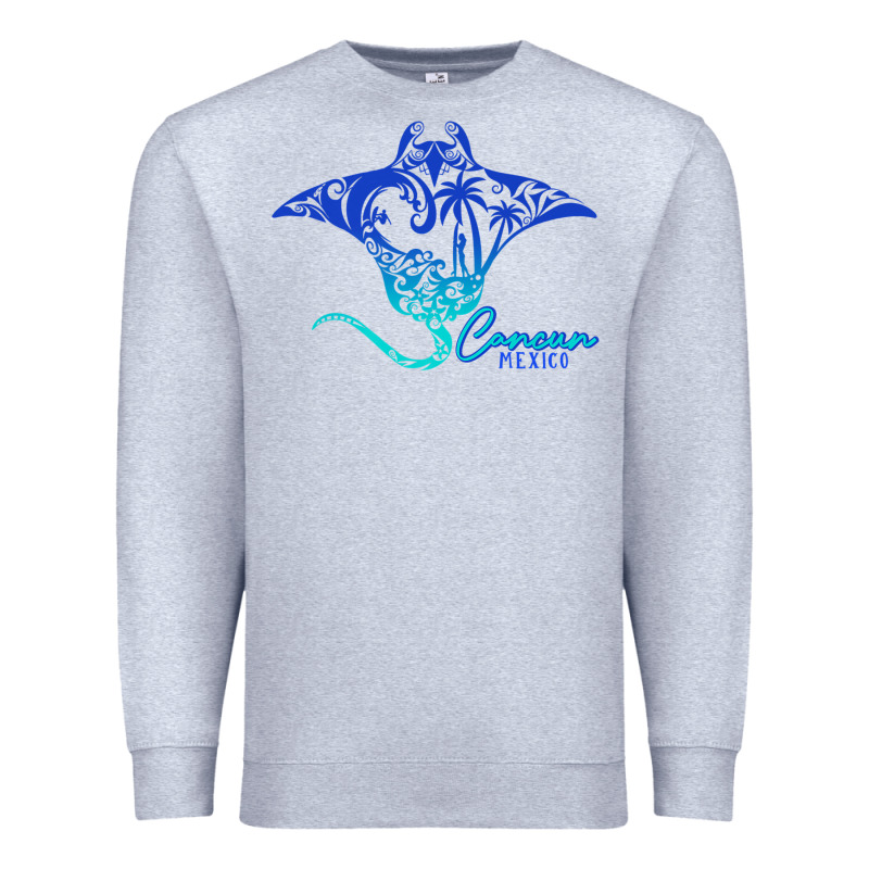 Cancun Sea Stingray Mexico Matching Family Vacatio Premium Sweatshirt by tuanDangUi | Teevron