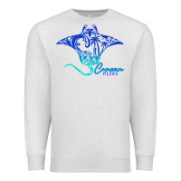 Oatmeal Heather Cancun Sea Stingray Mexico Matching Family Vacatio Premium Sweatshirt - tuanDangUi
