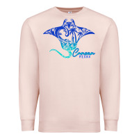 Pale Pink Cancun Sea Stingray Mexico Matching Family Vacatio Premium Sweatshirt - tuanDangUi