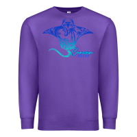 Purple Cancun Sea Stingray Mexico Matching Family Vacatio Premium Sweatshirt - tuanDangUi