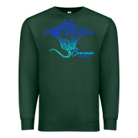 Sports Green Cancun Sea Stingray Mexico Matching Family Vacatio Premium Sweatshirt - tuanDangUi