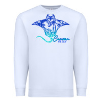 White Cancun Sea Stingray Mexico Matching Family Vacatio Premium Sweatshirt - tuanDangUi