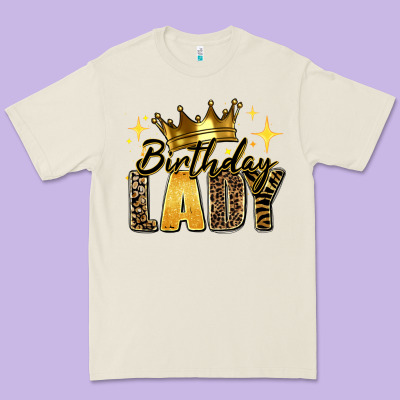 Birthday Lady Premium Tee Designed By Ranaportraitstore