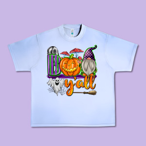 Boo Y'all Urban Heavy Tee Designed By Texasbilliewilder