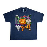 Navy Boo Y'all Urban Heavy Tee - texasbilliewilder