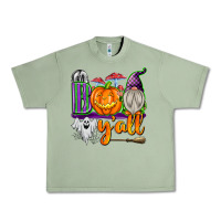 Oil Green Boo Y'all Urban Heavy Tee - texasbilliewilder