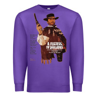 Purple a fistful of dollars vintage Premium Sweatshirt - tuanDangUi