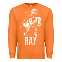 Carrot ray lamontagne   white stencil 1 Premium Sweatshirt - tuanDangUi