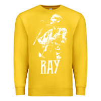 Lemon ray lamontagne   white stencil 1 Premium Sweatshirt - tuanDangUi