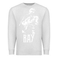 Oatmeal Heather ray lamontagne   white stencil 1 Premium Sweatshirt - tuanDangUi