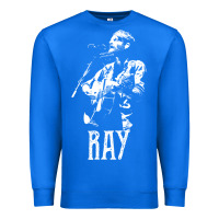 True Royal ray lamontagne   white stencil 1 Premium Sweatshirt - tuanDangUi