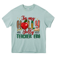 Arona in my holly jolly teacher era Heavy Core Tee - MaliasSmallBusiness