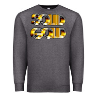 Charcoal Heather solid gold 1980s tv show pop music Premium Sweatshirt - tuanDangUi
