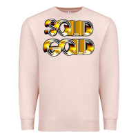 Pale Pink solid gold 1980s tv show pop music Premium Sweatshirt - tuanDangUi