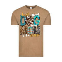 Vintage Coffee Best Dog Mom Ever Vintage Tee - texasbilliewilder