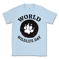Dusty Blue World Wildlife Day Classic Tee - Bettercallsaul