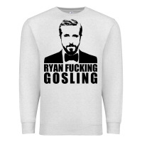 Oatmeal Heather ryan fucking gosling Premium Sweatshirt - tuanDangUi