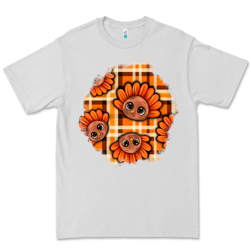 Thanksgiving Turkey With Tartan Patch Premium Tee by BundleAndBundleShop | Teevron