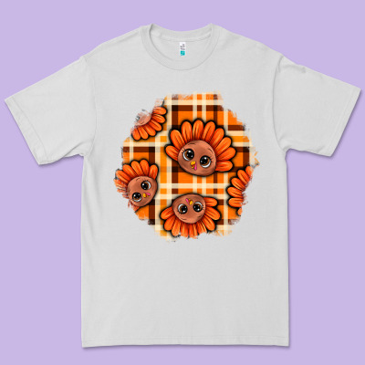 Thanksgiving Turkey With Tartan Patch Premium Tee Designed By Bundleandbundleshop