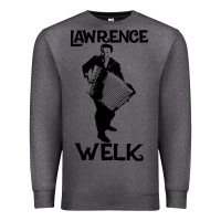 Charcoal Heather lawrence welk   name   the black stencil Premium Sweatshirt - tuanDangUi
