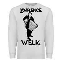 Dove Grey lawrence welk   name   the black stencil Premium Sweatshirt - tuanDangUi