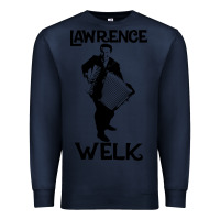 Navy lawrence welk   name   the black stencil Premium Sweatshirt - tuanDangUi