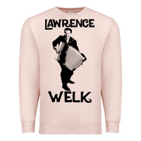 Pale Pink lawrence welk   name   the black stencil Premium Sweatshirt - tuanDangUi