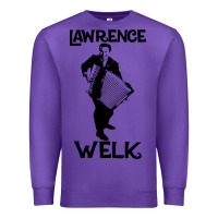 Purple lawrence welk   name   the black stencil Premium Sweatshirt - tuanDangUi